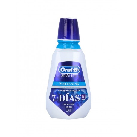 ENJUAGUE BUCAL BLANQUEADOR ORAL B 3D WHITE...