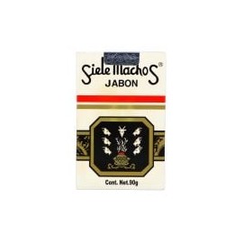 JABÓN SIETE MACHOS BARRA CON 90 G