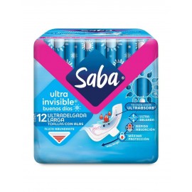 Saba Ultra Invisible Con Alas Paquete Con...