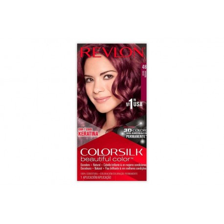 Tinte Revlon Colorsilk Borgoña 48 Caja Con...