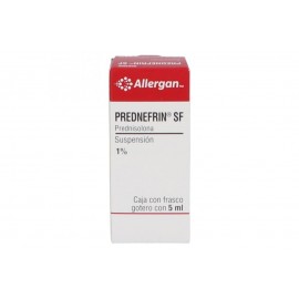 Prednefrin SF 1% Caja Con Frasco De 5 mL