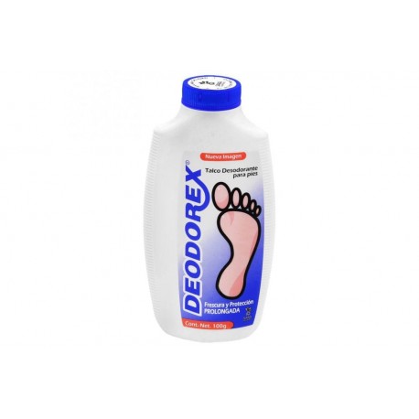 DEODOREX 100 G FRASCO CON TALCO