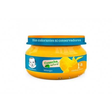 Gerber Papilla Mango 1Era Etapa Frasco Con...