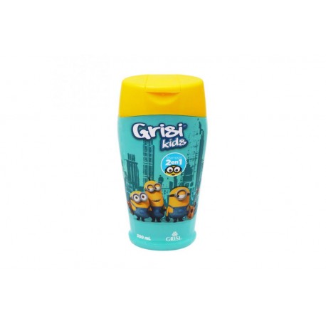 Shampoo Grisi Kids Minions 2En1 300 ml.