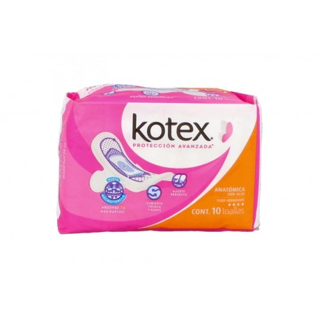 Kotex Anatómica Con Alas Flujo Abundante...