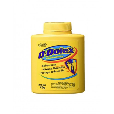 Talco Desodorante Odolex Frasco Con 75 g