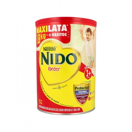 Nido Kinder Leche En Polvo Lata Con 1.8 Kg