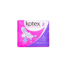 Kotex Nocturna Con Alas Paquete Con 5...