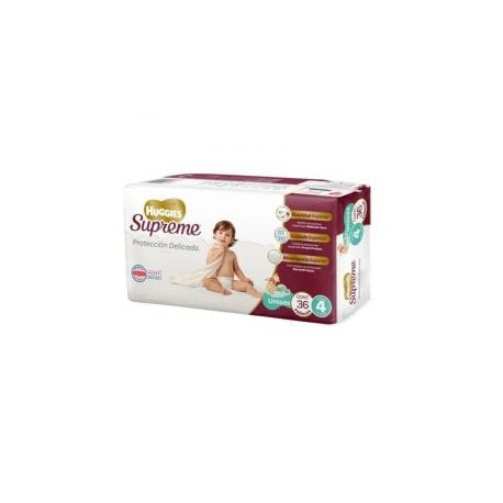 Pañales Huggies Supreme Unisex Etapa 4 Con...