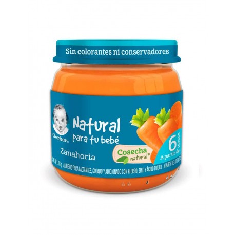 Gerber Zanahoria  2Da Etapa Frasco Con 113 g