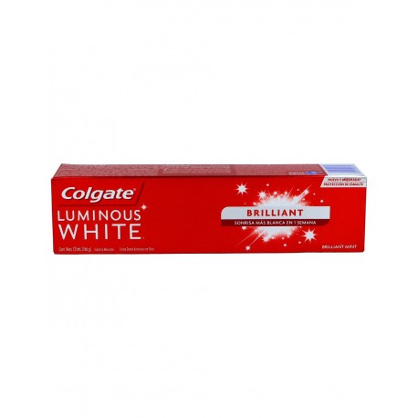 Crema Dental Colgate Luminous White Caja...