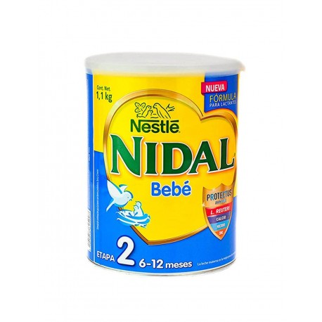 Nidal Bebé  Fórmula Láctea 6-12 meses  1.1 kg