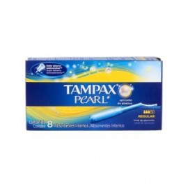 TAMPAX PEARL  CAJA CON 8 TAMPONES CON...