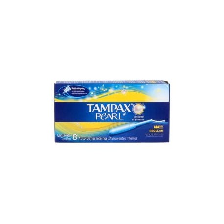 TAMPAX PEARL  CAJA CON 8 TAMPONES CON...