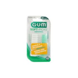 Palillos Gum Soft-Picks 40 Piezas