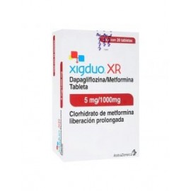 Xigduo Xr 5 mg/1000 mg Caja Con 28 Tabletas