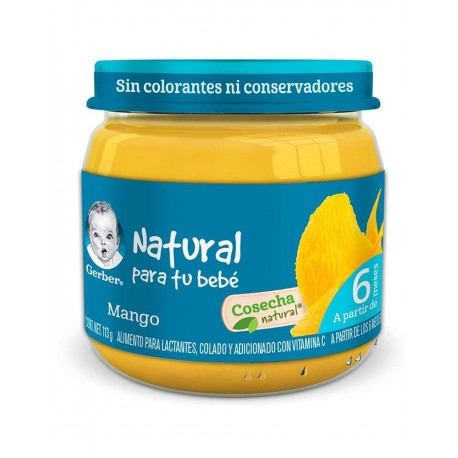 Gerber Papilla Mango 2Da Etapa Frasco Con...