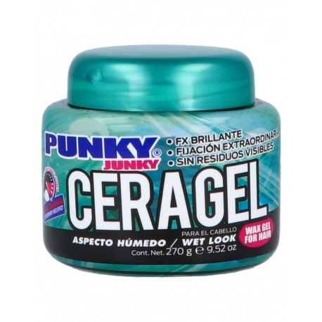 Punky Junky Ceragel Gel Para Cabello Tarro...